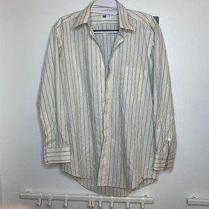 Issey Miyake Design Studio Striped Button Down
